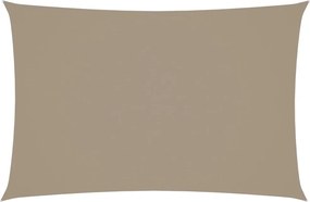 vidaXL Pânză parasolar gri taupe 2x4 m țesătură oxford dreptunghiular