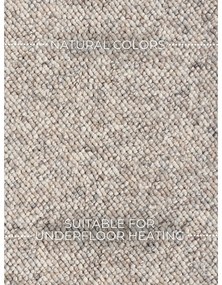 Covor tip traversă gri/crem lavabil 80x240 cm Rocco Dark Cream – Elle Decoration