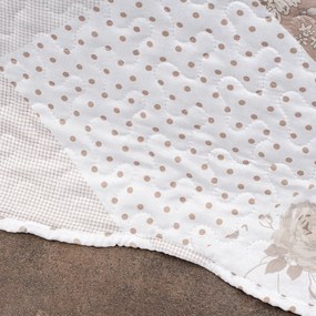 Cuvertură de pat 4Home Beige Patchwork, 220 x240 cm