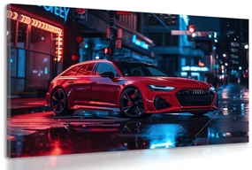 Tablou Audi roșu - RS6 Legacy Edition