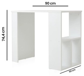 Masă PC Tuvantille D (alb). 1127701