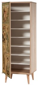 Mobilier pentru hol Feliz 732 (Stejar sonoma + Verde). 1089412