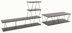 Mobilier living Baska (Antracit + Negru). 1073113