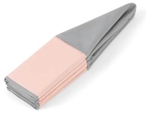 Piscină cu bile pentru copii d. 80 cm roz/gri