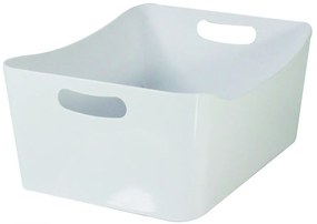 Cos de depozitare Jocca, 24x33.5x14 cm, plastic, alb