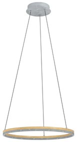 Lustra LED dimabila design modern Cadinaro gri, maro, alb