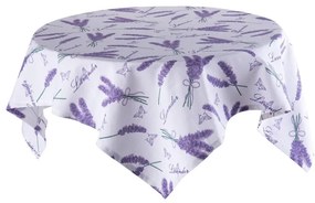 Fată de masă centrală cu imprimeu LAVANDĂ 85 x 85 cm