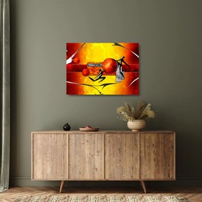Tablou pe sticlă - Pictura omenirii (70x50 cm)