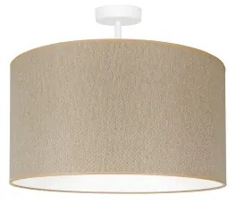 Lustră aplicată ROLLER ECO Duolla RECYCLING 1xE27/15W/230V d. 45 cm crem