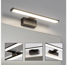 Brilagi - Corp de iluminat LED pentru oglindă de baie VESTRA LED/8W/230V 40 cm IP44 negru