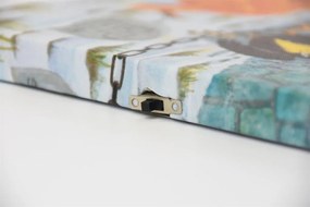 Pictură pe perete Castelul blestemat, 9 LED-uri, 60 x 40 cm