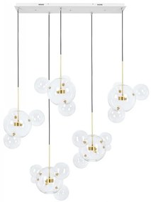 Lustra cu 5 pendule LED design modern Boliccine