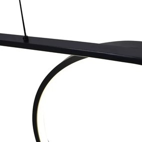 Lustră LED suspendată pe cablu ODETTA LED/42W/230V 4000K neagră