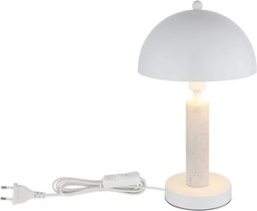 Globo 24868W - Lampă de masă JANIE 1xE14/40W/230V albă