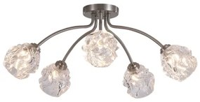 Searchlight 11525-5SN - Lustră aplicată ASTRAL 5xG9/33W/230V crom mat