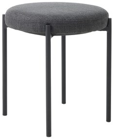 Scaun gri închis din metal Pelican – Unique Furniture