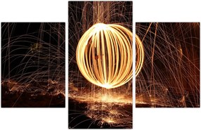 Tablou - Desenat de lumină (90x60 cm)