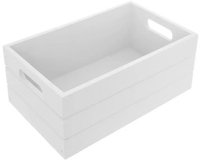 Cutie din lemn Orion , albă, 36 x 26 x 15 cm, L