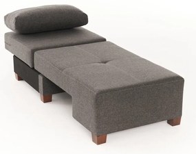 Canapea extensibilă Perenilla L (antracit + Nuc). 1107009