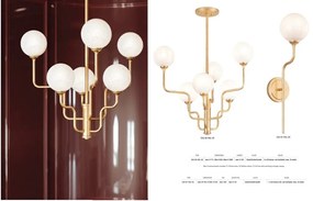 Candelabru design modern ONYX cu 6 surse de lumina