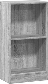 vidaXL Bibliotecă, gri sonoma, 40x24x76 cm, lemn prelucrat