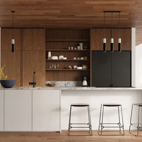 Sollux SL.0651 - Lustr BORGIO 2xGU10/40W/230V beton/metal negru