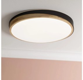 Plafonieră LED dimabilă Brilliant BAARLO LED/36W/230V d. 50 cm negru + telecomandă