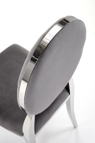 Scaun sufragerie Regino (gri + argintiu). 1123670