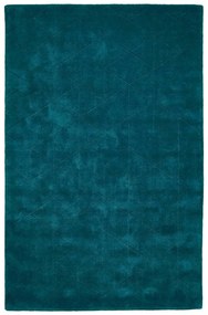 Covor din lână Think Rugs Kasbah, 120 x 170 cm, verde smarald