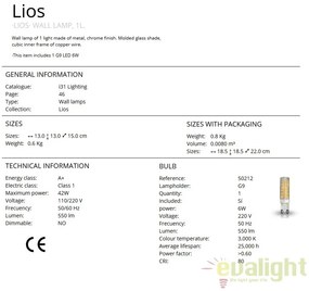Aplica de perete design modern Lios SV-867123