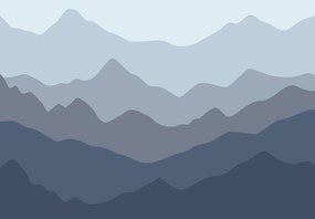 Fototapet - Blue Mountains (147x102 cm)