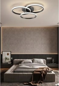 Lampă de plafon LED dimabilă 70W/230V 3000-6500K, neagră, cu telecomandă