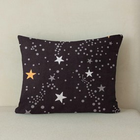 Husa pentru perna din flanel STELLAR 40x50 cm, gri inchis