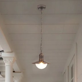 Brilagi - Lampă suspendată de exterior MOLDE 1xE27/60W IP44 bronz/patină