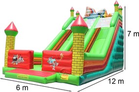 Castel gonflabil 12x6x7m