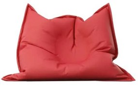 Fotoliu tip Perna Magic Pillow, Material Piele ecologica - Rosu