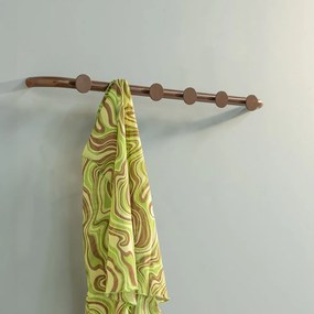 Cuier de perete maro închis din metal 75 cm Retro – Spinder Design