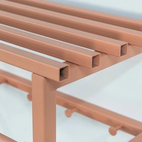 Cuier de perete somon cu raft din metal 76 cm Rizzoli – Spinder Design