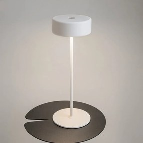 Lampa portabila cu baterii AI design alb