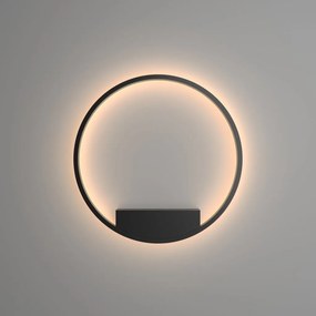 Aplica LED de perete design modern Rim negru 60cm