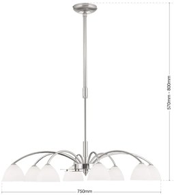 Candelabru 8 brate elegant design modern OPALDESIGN, satin