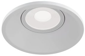 Spot incastrabil design tehnic Dot alb 9,3cm