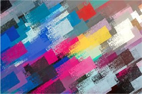 Tablou - Dungi colorate cu pensula (90x60 cm)