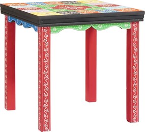 vidaXL Masă pătrată 3 pcs Multicolour