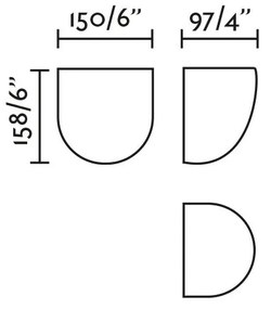Aplica de perete iluminat ambiental KAPPU 15,8 alb