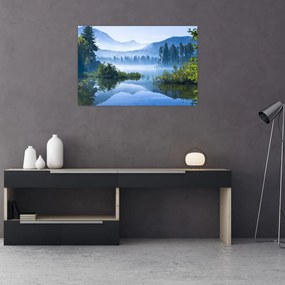 Tablou cu lac montan (90x60 cm)