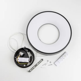 Brilagi - Lustră LED dimabilă suspendată pe cablu FALCON II LED/67W/230V Ø 40 cm, neagră + telecomandă