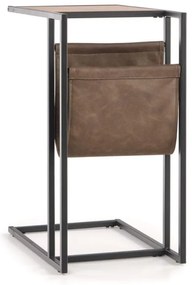 Masuta laterala Compact, stejar auriu / negru