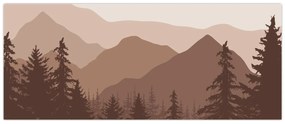 Tablou - Munții Maro N⁰2 (120x50 cm)
