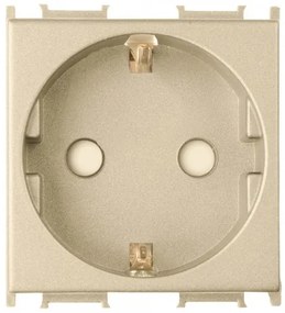 Priza standard german 2 module Thea Modular Panasonic, Auriu